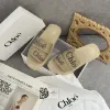 圖片 Chloé Woody 米白穆勒拖鞋