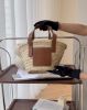 圖片 【LOEWE】棕櫚葉牛皮小號小籃子包 自然色/棕褐色
