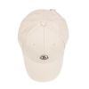 圖片 Moncler 斜紋棉布品牌徽標棒球帽(米黃)
