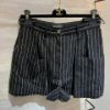 圖片 Chanel 23p黑色條紋雙口袋短褲