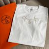 圖片 Hermes 白色mors圖騰短袖