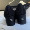 圖片 Chanel 23s 黑色全鑽蝴蝶結網靴