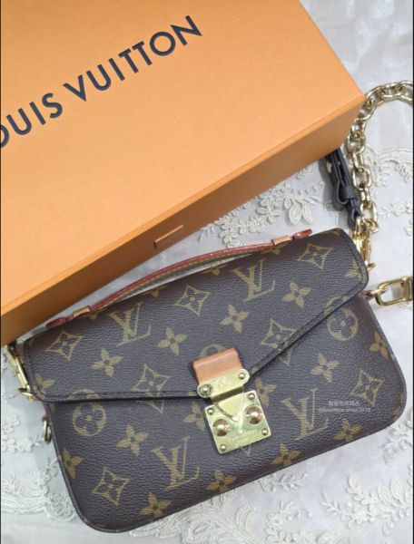圖片 LV Pochette Métis East West｜老花鏈帶郵差包 M46279