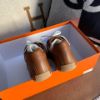 圖片 Hermes 新款master棕色德訓鞋