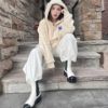 圖片 Chanel 黑白牛皮拼漆皮高筒靴