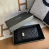 圖片 Chanel 黑金荔枝boy手機扁夾