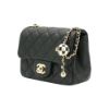 圖片 Chanel 展示品 Coco 菱格羊皮黑白琺瑯調節金球方胖斜背包-17cm(AS1786-黑)  