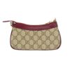 圖片 Gucci 展示品 GG Supreme 帆布熊貓圖案手提/肩背包(818763-酒紅)