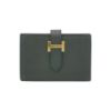 圖片 Hermes Bearn Mini Epsom 牛皮金釦零錢卡夾(Noir黑)