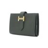 圖片 Hermes Bearn Mini Epsom 牛皮金釦零錢卡夾(Noir黑)