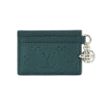 圖片 Louis Vuitton Charms 壓花牛皮銀釦4卡卡夾(M26523-深藍)