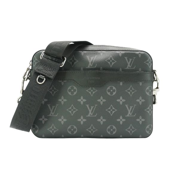 圖片 Louis Vuitton 展示品 Trio 三合一帆布斜背郵差包(M69443-黑灰)