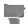 圖片 Louis Vuitton 展示品 Trio 三合一帆布斜背郵差包(M69443-黑灰)