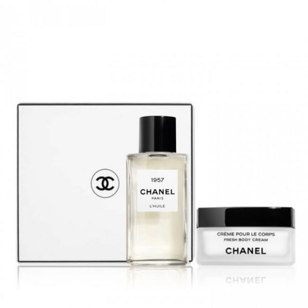 圖片 CHANEL 香奈兒香氛 LES EXCLUSIFS 1957 精品香氛禮盒 身體油/身體乳- 專櫃緞帶包裝