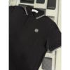 圖片 Stone island 石頭島 經典羅盤🧭小logo設計 黑色 男生 polo衫