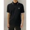 圖片 Stone island 石頭島 經典羅盤🧭小logo設計 黑色 男生 polo衫