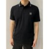 圖片 Stone island 石頭島 經典羅盤🧭小logo設計 黑色 男生 polo衫