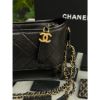 圖片 Chanel 香奈兒 經典 黑金配色 流浪包 側背包 二手9.8成新