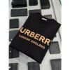 圖片 Burberry 經典 卡其配色字母設計 黑色 短袖T恤上衣
