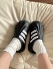圖片 Adidas adiFOM Superstar Mule 穆勒鞋 拖鞋 貝殼頭 防水 黑白 IG8277/預購