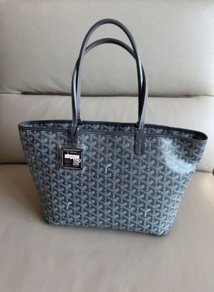 圖片 「M.Y精品」 Goyard 戈雅 拉鏈款tote Artois經典灰 