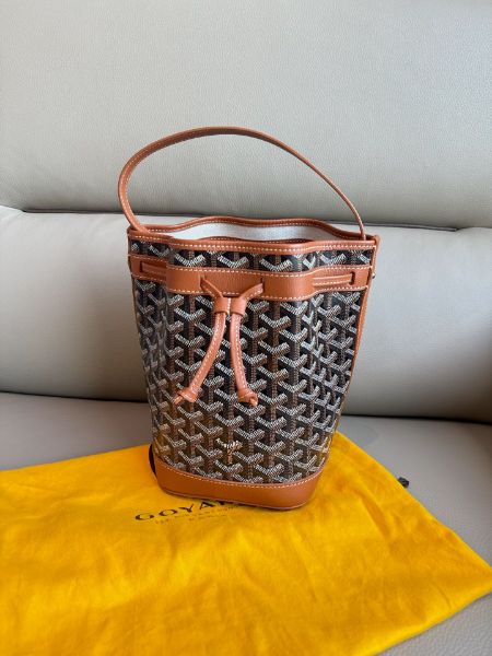 圖片 「M.Y精品」 Goyard 水桶包 PetitFlot 經典棕黑