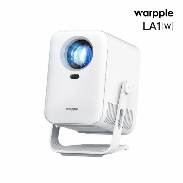 圖片 OVOWarpple 百吋便攜智慧投影機 LA1(W)(支援4K解碼/3W立體聲/靈動雲台/娛樂/露營/戶外/商用/會議)