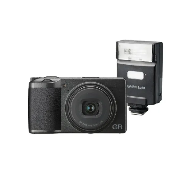 圖片 RICOH GRIIIx +Q20III離機閃光燈組+PENTAX 17 底片相機(公司貨)