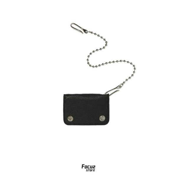  Thug Club Ball Chain Leather Card Case 荔枝皮 球狀鏈條 錢包