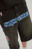Mitchell & Ness x Supreme SS26 Week13 Washington Bullets Baggy Denim Short "Washed Black" 黑色 牛仔短褲