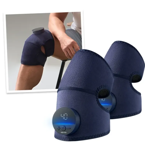 圖片 輝葉 震關健 KNEEBUZZ/多功能石墨烯熱感按摩器 2入組(膝部膝蓋關節 熱敷按摩器 HY-762)