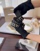 圖片 【LOEWE】小牛皮 ANAGRAM 寬背帶 黑銀