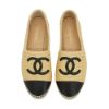 圖片 Chanel 展示品 Espadrilles 大雙C logo平底草編鞋#39(米色)