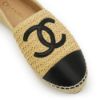 圖片 Chanel 展示品 Espadrilles 大雙C logo平底草編鞋#39(米色)
