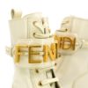 圖片 Fendi 展示品 Fendigraphy 綁帶皮革中靴#35(米灰)