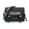 圖片 Celine 展示品 印花尼龍雙釦掀蓋斜背包-大(黑)