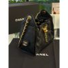 圖片 Chanel 香奈兒 經典黑金配色 25 bag mini尺寸