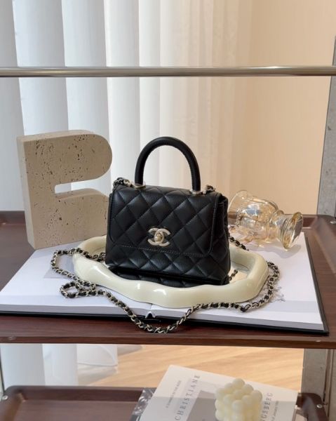 圖片 【CHANEL】COCO HANDLE NANO 黑金