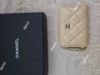 圖片 CHANEL 米色荔枝珠光ㄇ字拉鍊