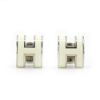 圖片 Hermes Pop H 立體簍空橢圓logo耳環-mini(白/銀)