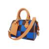 圖片 Louis Vuitton 展示品 Speedy 18 帆布手提斜背二用包(N40595-藍)