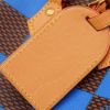 圖片 Louis Vuitton 展示品 Speedy 18 帆布手提斜背二用包(N40595-藍)
