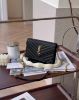 圖片 【YSL】經典魚子醬信封包WOC 黑金