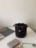 圖片 Tory Burch Tb Monogram 黑金老花水桶包