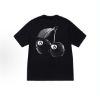 圖片 Stussy SS24 CHERRIES TEE  白/ 黑 雙面LOGO 櫻桃