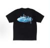 圖片 Stussy SS26 WAVE OVAL TEE 水波紋 黑