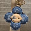 圖片 《在台現貨最低特價  最新》Louis Vuitton LV Vivienne Denim 藍色牛仔手袋吊飾鎖匙圈