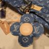 圖片 《在台現貨最低特價  最新》Louis Vuitton LV Vivienne Denim 藍色牛仔手袋吊飾鎖匙圈