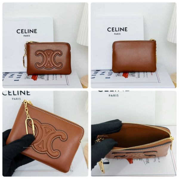 圖片 CELINE 凱旋門 掛飾 零錢包 10C663DR8.04LU