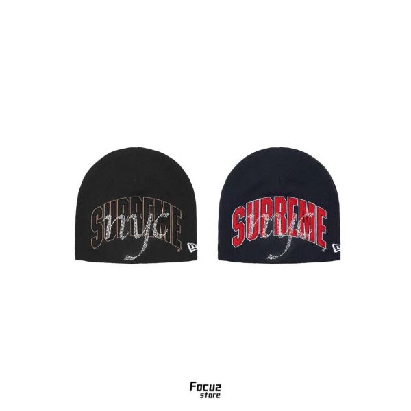 New Era x Supreme Week16 Rhinestone Beanie